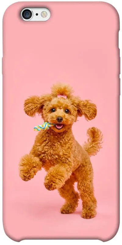 TPU чохол Demsky Happy poodle для Apple iPhone 6/6s plus (5.5")