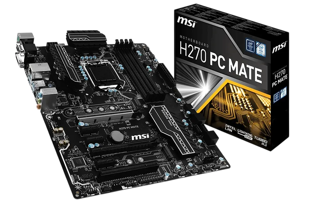 Материнська плата MSI H270 PC Mate LGA 1151v1 (H270 PC MATE) Б/В - фото 2