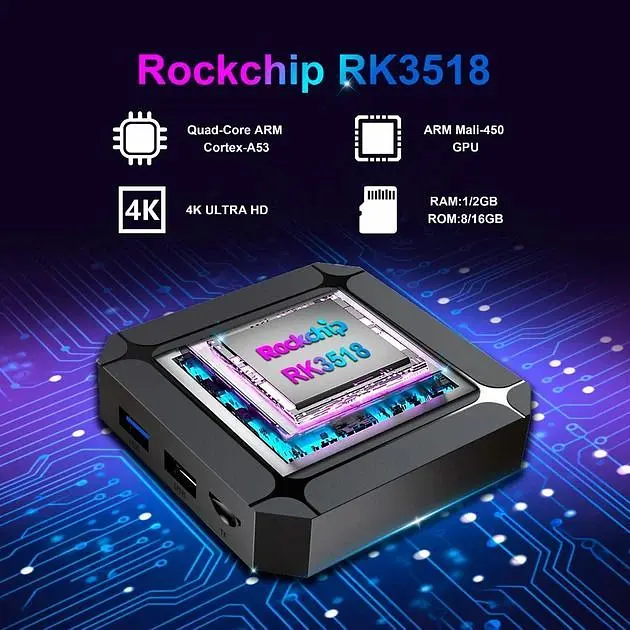 HD медиаплеер X96Q Android (RK3518/2GB/16GB) (X96Q RK3518 2/16) - фото 7
