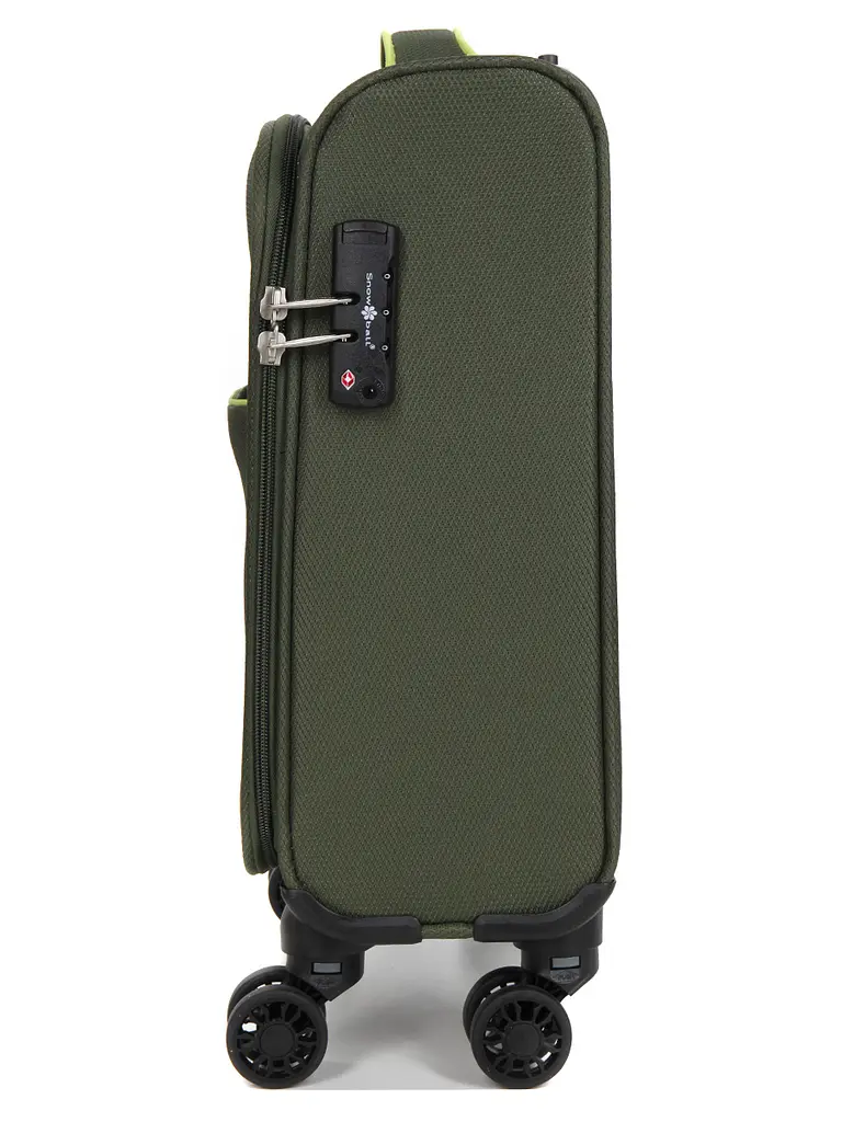 Валіза міні XS тканинний Snowball 22204 46×33×18см 28+7см Хакі - фото 5