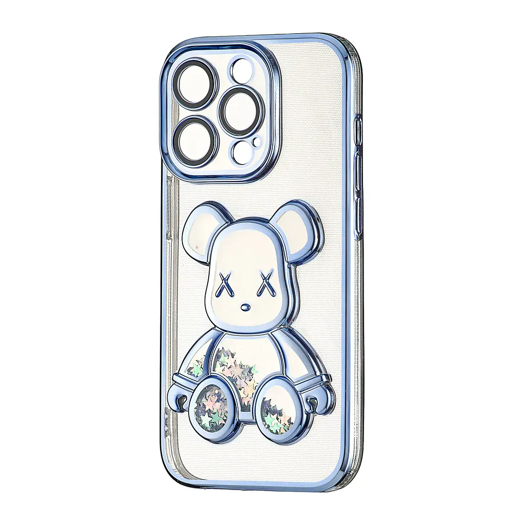 Чохол Shining Bear Case iPhone 13 Pro Max Blue