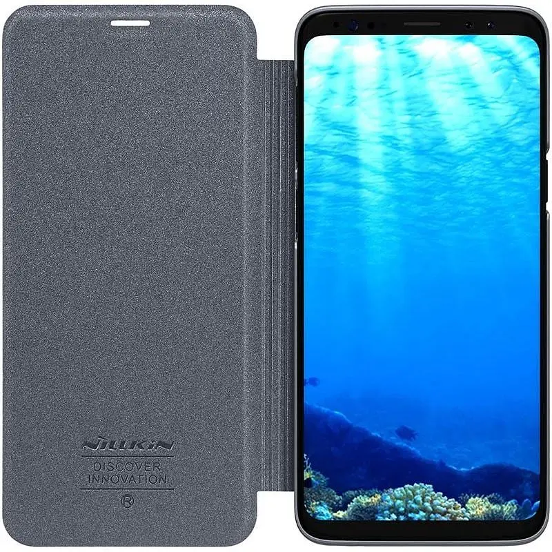 Чохол-книжка Nillkin Sparkle Leather Case Samsung Galaxy S9+ Black - фото 6