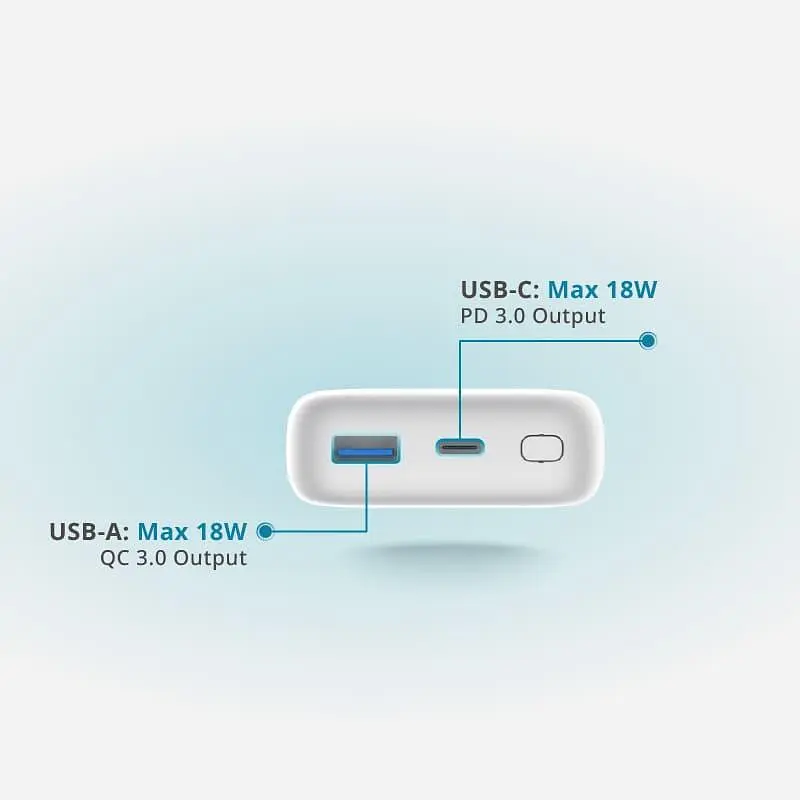 Павербанк D-Link White 10 000 mAh / 18 Вт (DPP-101) - фото 9