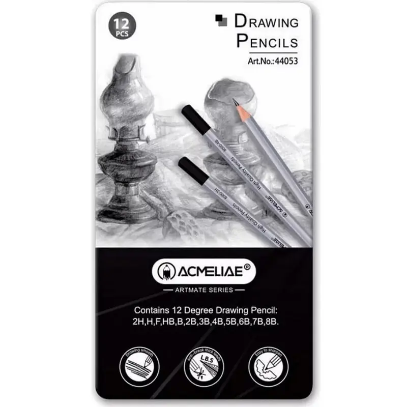 Набір олівців "Drawing pencils" Acmeliae 44053, 12 видів - фото 3