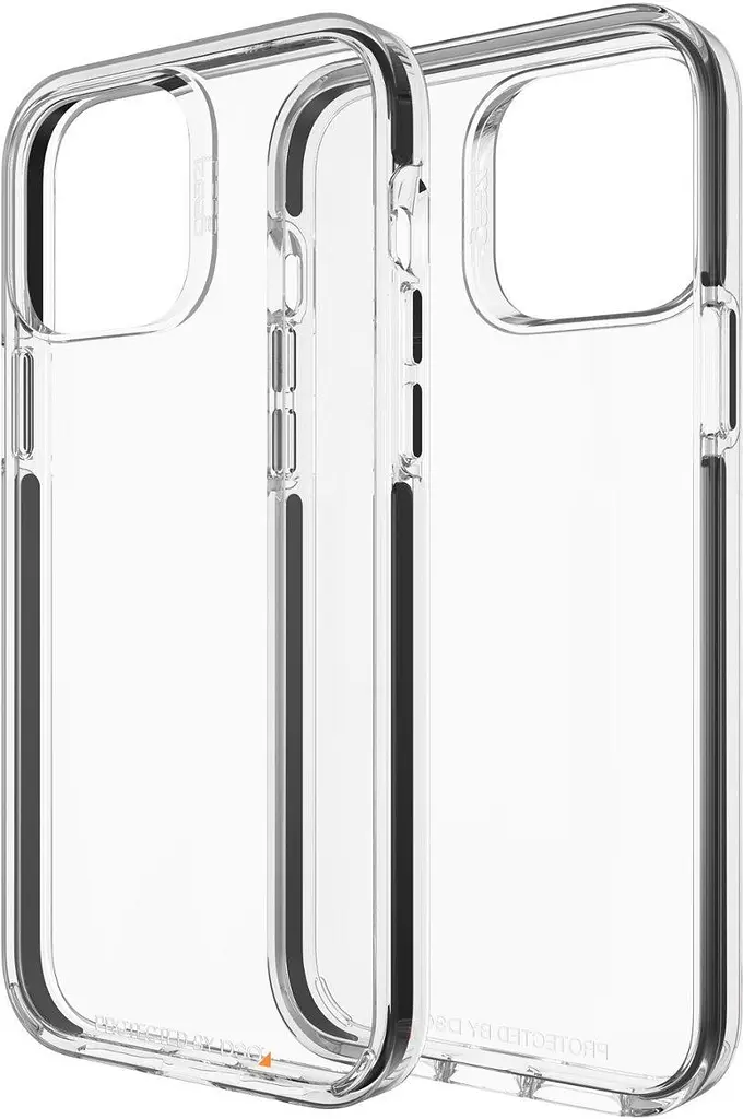 Чохол прозорий протиударний Gear4 Santa Cruz для Apple iPhone 13 Pro Max (6.7") Black - фото 7