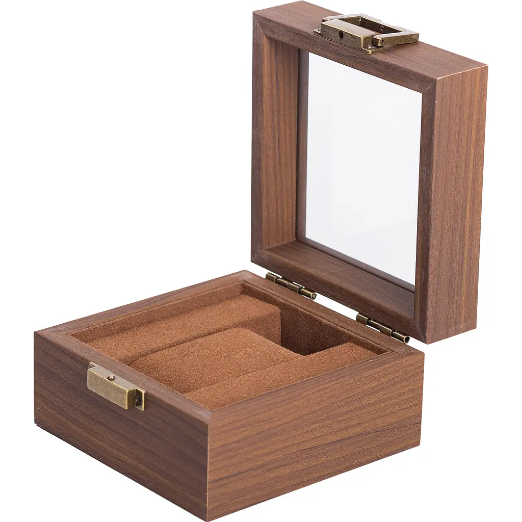 Скринька для годинника Yiwu з накидним замком 12x12x7.4 см HP-5-11 - фото 2