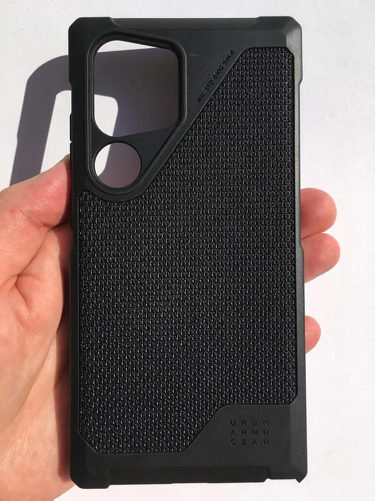 Чохол протиударний UAG Metropolis LT MagSafe для Samsung Galaxy S24 Ultra (S928) Black Kevlar 214420113940 - фото 9