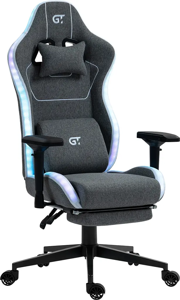 Геймерское кресло GT Racer (X-2306 Fabric Gray L) - фото 2