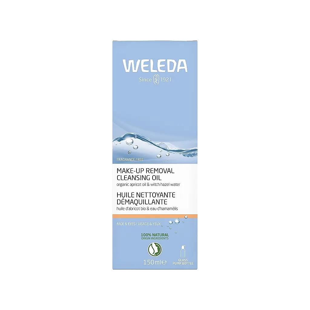 Гідрофільна олія Weleda Make-Up Removal Cleansing Oil З органічним гамамелісом для сухої та чутливої шкіри 150 мл (4001638589598) - фото 2
