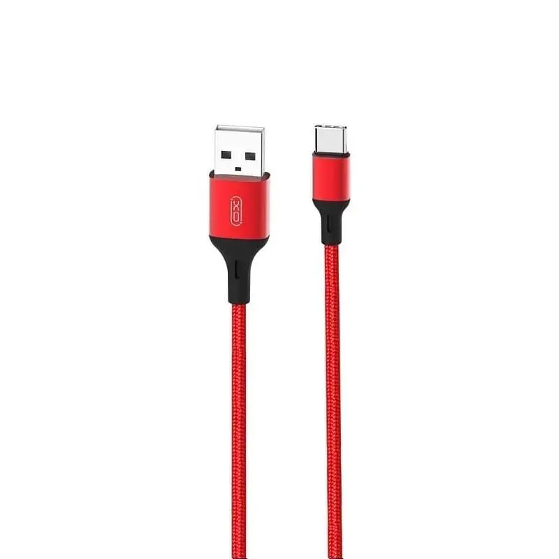 Кабель XO NB143 USB - USB Type-C, (M/M), 2.4A 1 м Red (6920680870691) - фото 2
