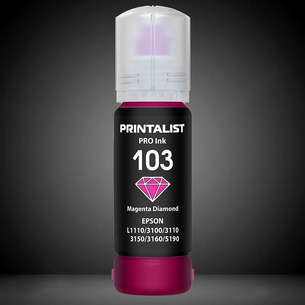 Чорнило PRINTALIST 103 для Epson L3100/3110/3150 70г Magenta водорозчинне (PL103M) - фото 4