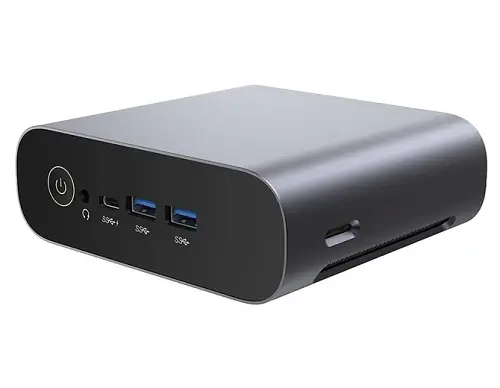 Неттоп WooYi AM21, Grey, Celeron N5095 (4x2.0-2.9 GHz), 8Gb DDR4, 128Gb SSD M.2, UHD Graphics, WiFi , Bluetooth 4.2, 2.5GLan, 1xType-C / 4xUSB 3.0, 2xHDMI, Windows 11 Pro - фото 2