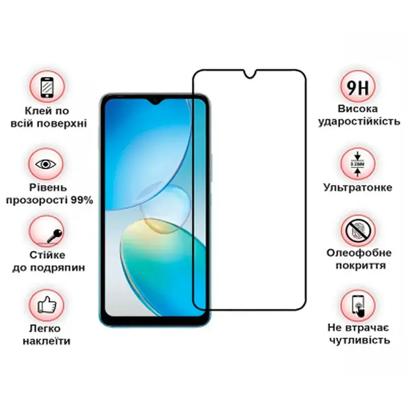 Скло захисне BeCover Infinix Hot 12і (X665B) Black (708540) - фото 4