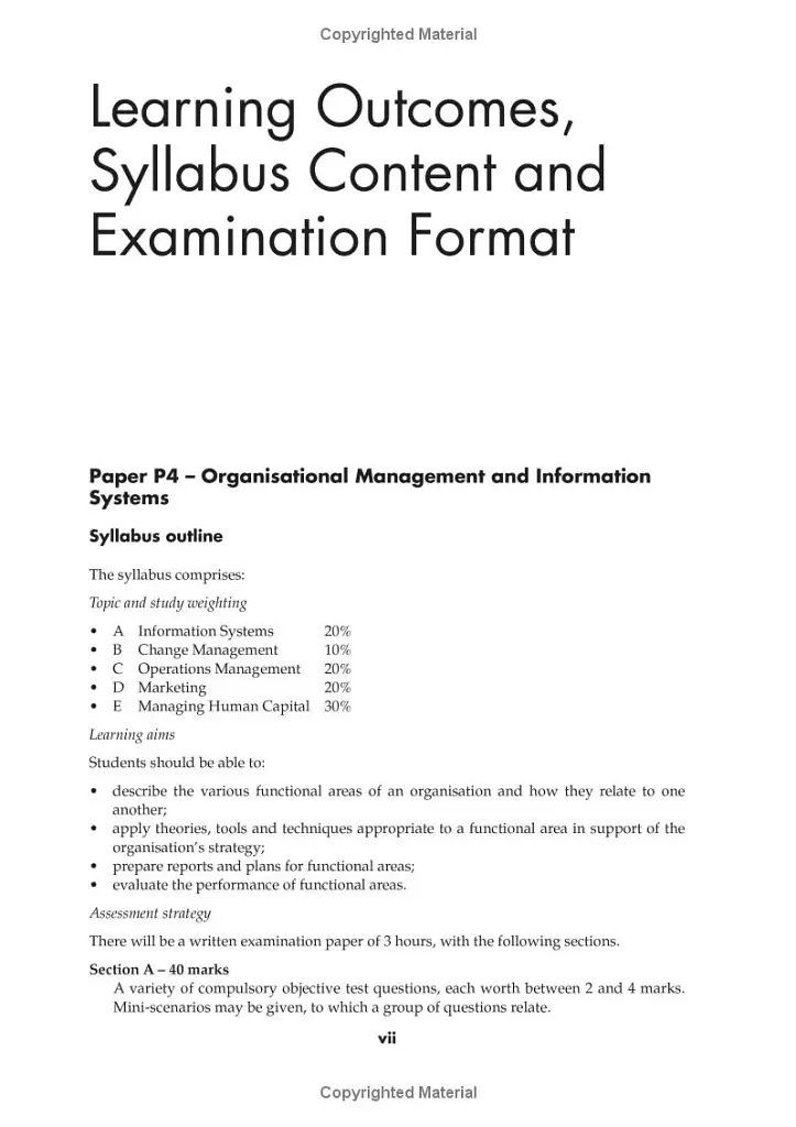 Organisational Management and Information Systems. Exam Practice Kit. Paper P4 - фото 4