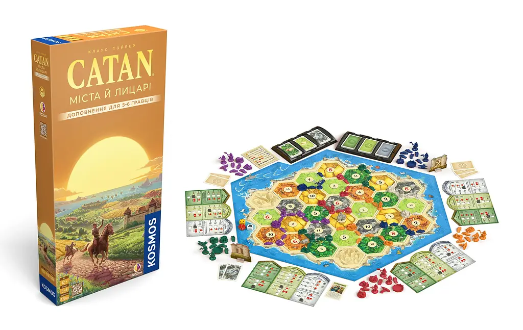 Catan: Міста і лицарі (доп. 5-6 гравців) Rozum - Настільна гра (R105UA) - фото 3