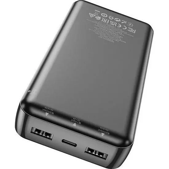 Зовнішній акумулятор Hoco J100A High-ranking 20000mAh 10.5W Black [101154] - фото 3