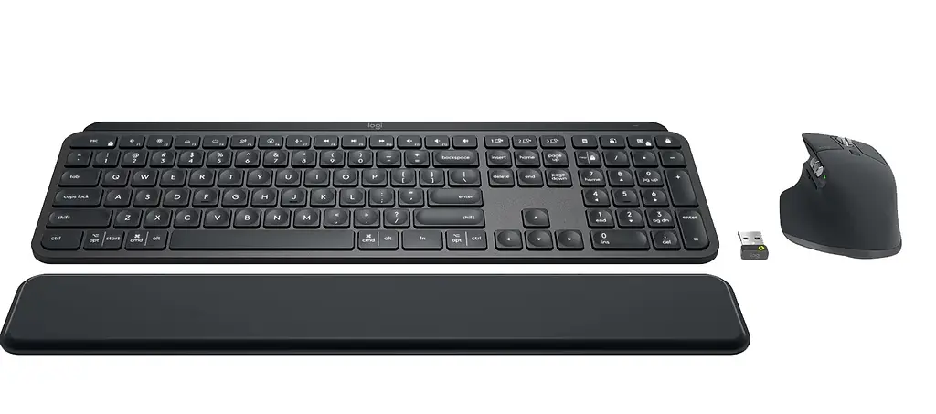 Комплект (клавіатура, миша) бездротовий Logitech MX Keys Combo for Business Graphite US (920-010933) - фото 2