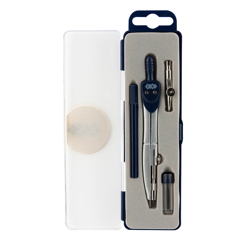 Готовальня ZiBi, 4 предмета, темно-синій (ZB.5303BS-03) - фото 2