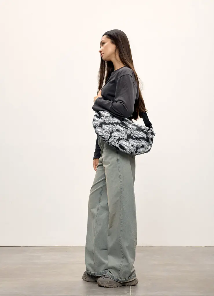 Жіноча сумка Sambag HOBO Bag-glove принт "Palm" 50 х 28 х 5 см (53400720) - фото 2