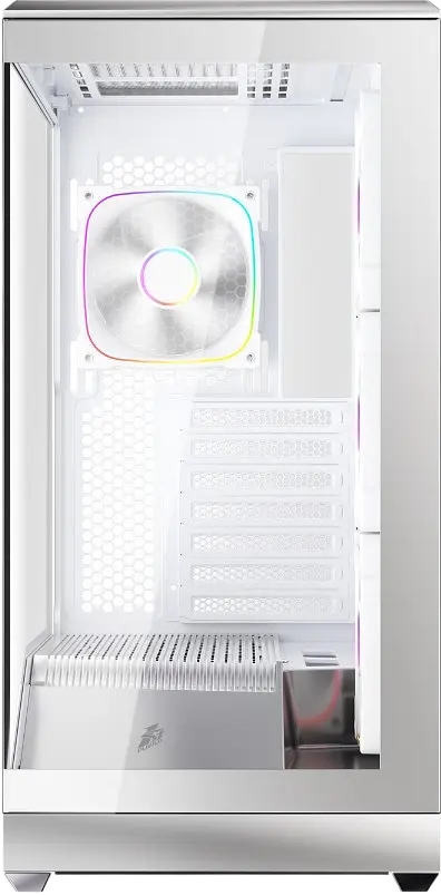 Корпус 1stPlayer GM7 ARGB Silver (GM7-SV-3FN7R-W-1FN7-W) - фото 2