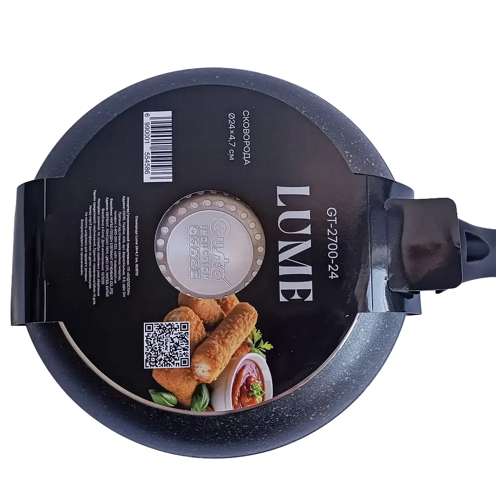 Сковорода Gusto Lume GT-2700-24, 24 х 4.7 см (155458) - фото 4