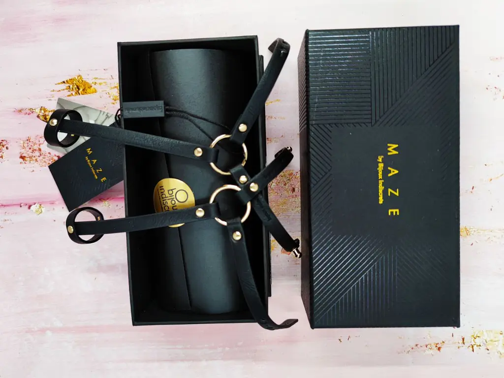 Прикраса на руку Bijoux Indiscrets Maze Simple Hand Piece Black (чорний) - фото 8