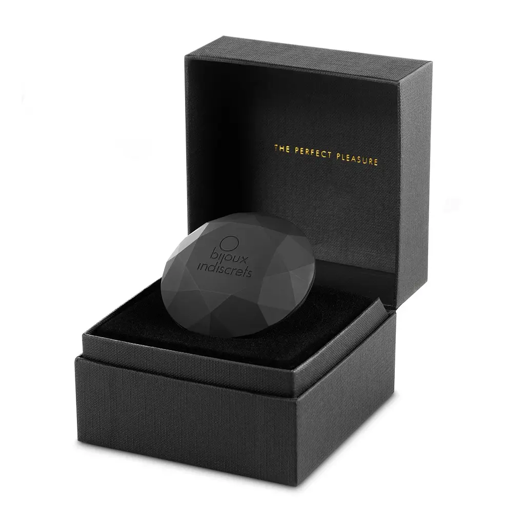 Вібромасажер діамант Bijoux Indiscrets - Twenty One Black, стильний аксесуар для дамської сумочки - фото 4