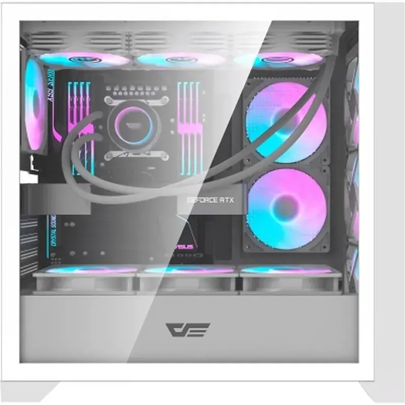 Корпус для ПК DARKFLASH DRX90 GLASS WHITE - фото 11