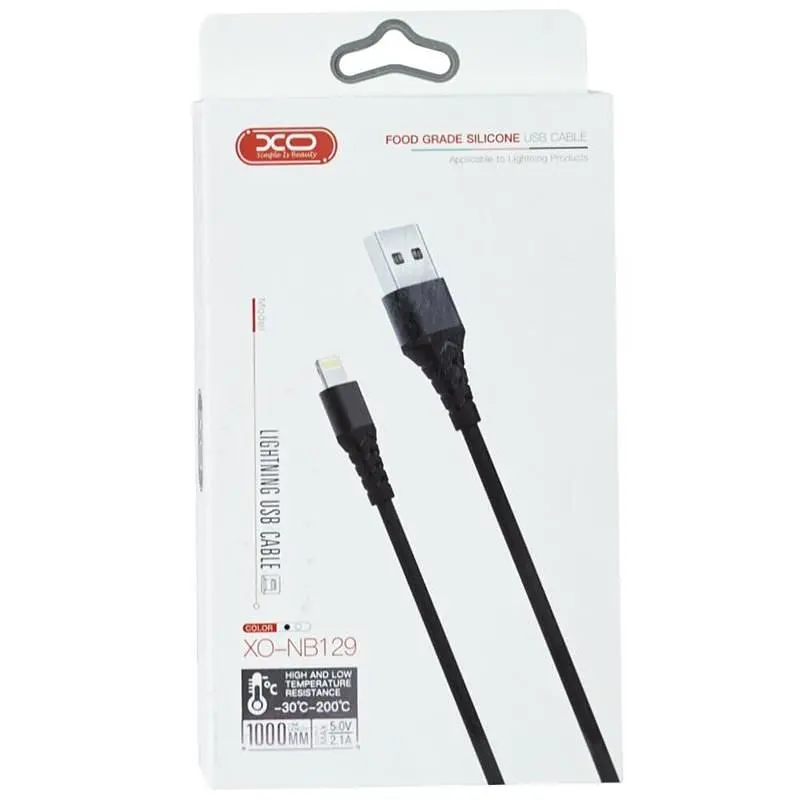 Кабель XO NB152 Elbow USB-Lightning 2.4A 1м White (6920680872466) - фото 2