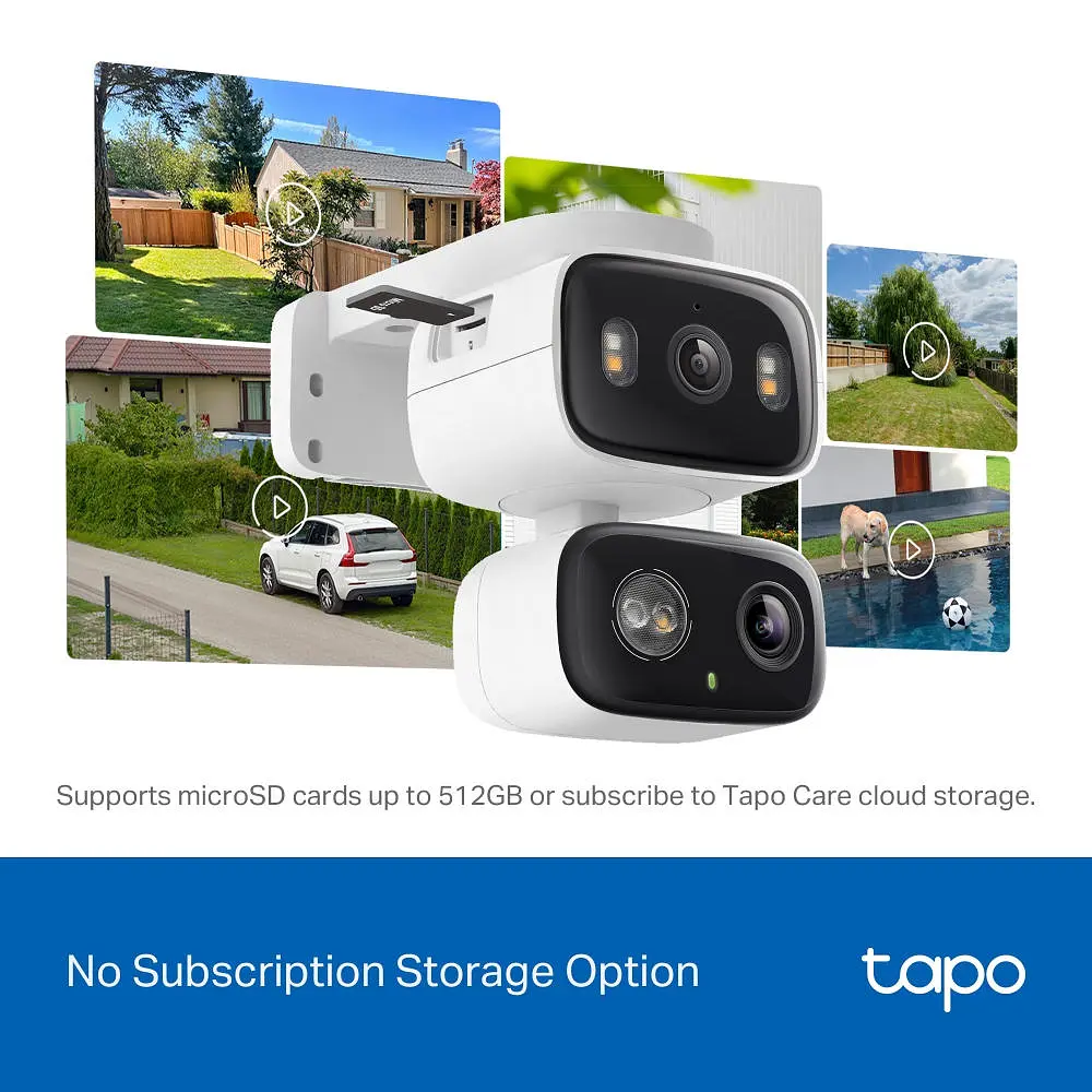 Камера IP с двойным объективом Tapo C246D 3MP N300 microSD motion detection TP-Link teh0015991 - фото 9