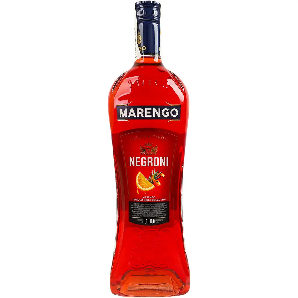 Вермут Marengo Negroni десертний рожевий 16% 1 л