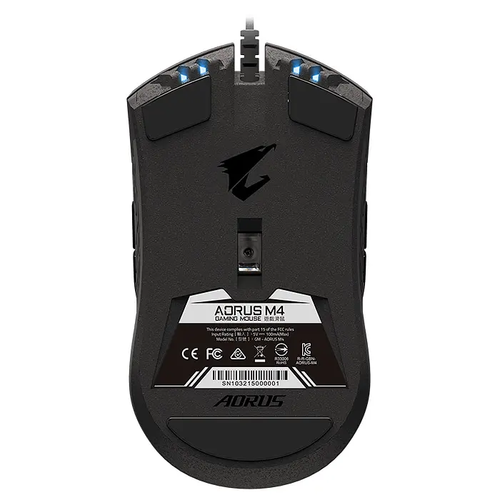 Миша Gigabyte Aorus M4 USB Black (AORUS M4) - фото 5
