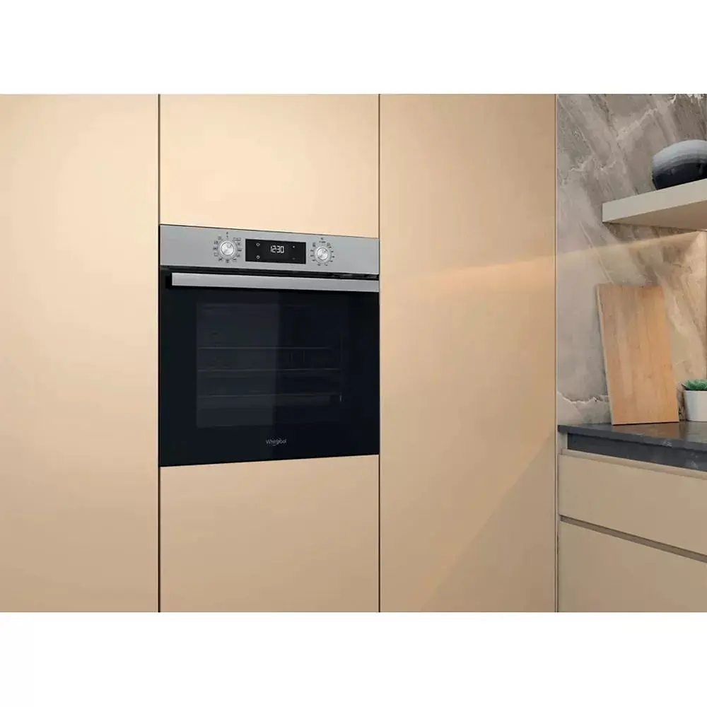 Духовой шкаф электрический Whirlpool 71 л A+ дисплей конвекция телескопические направляющие нержавеющая сталь - фото 9