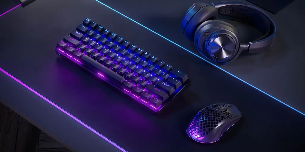 Клавіатура ігрова SteelSeries Apex Pro Mini WL HyperMagnetic Switches, OmniPoint 2.0, OLED (64842) - фото 3