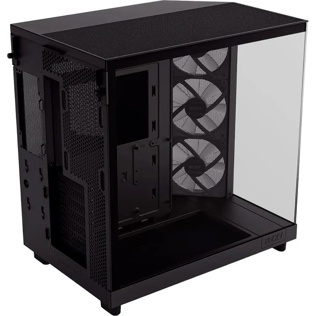 Корпус NZXT H6 Flow RGB All Black (CC-H61FB-R1) без блока питания - фото 5