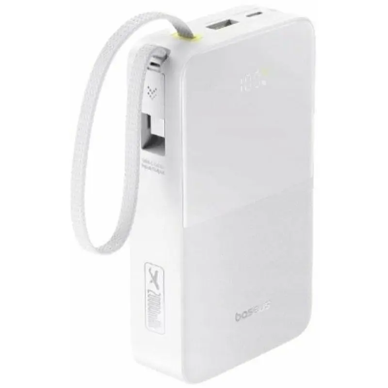 Батарея Baseus EnerFill FC51 Bipow2 Pro Digital Display 20000mAh 22.5W White (E0027700) - фото 2