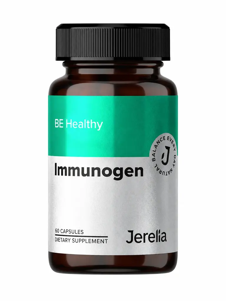 Противірусний та антибактеріальний комплекс Jerelia Immunogen, 60 шт.