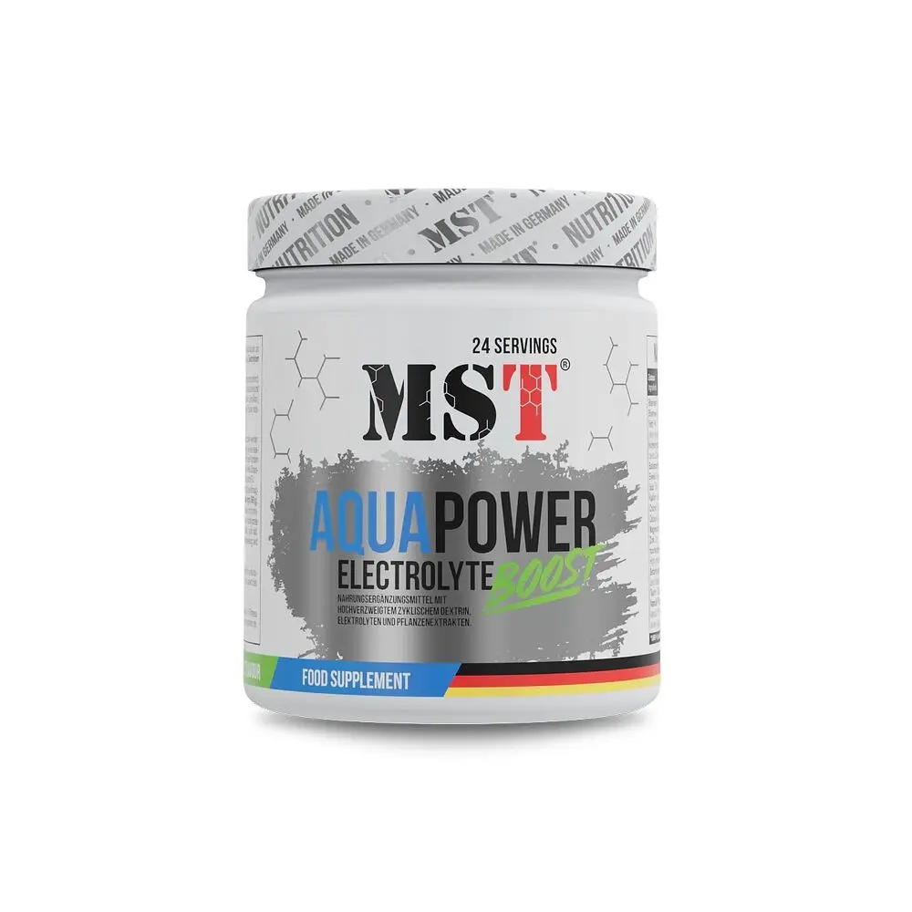Ізотонік MST Nutrition Aqua Power Boost, 360 г - Зелене яблуко
