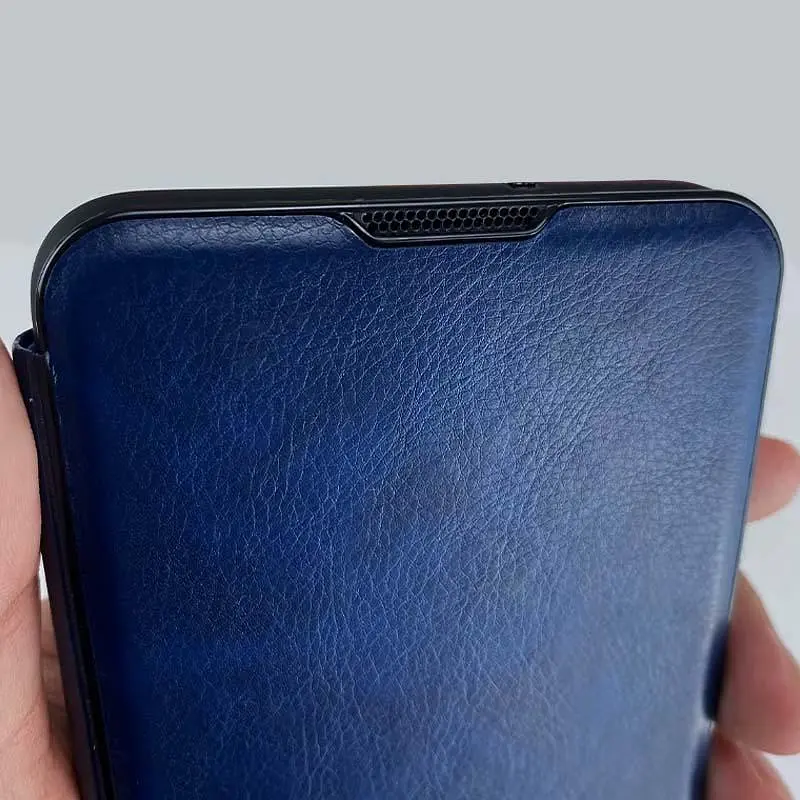 Шкіряний чохол-книжка Belora для Xiaomi Redmi 9A Midnight Blue - фото 4