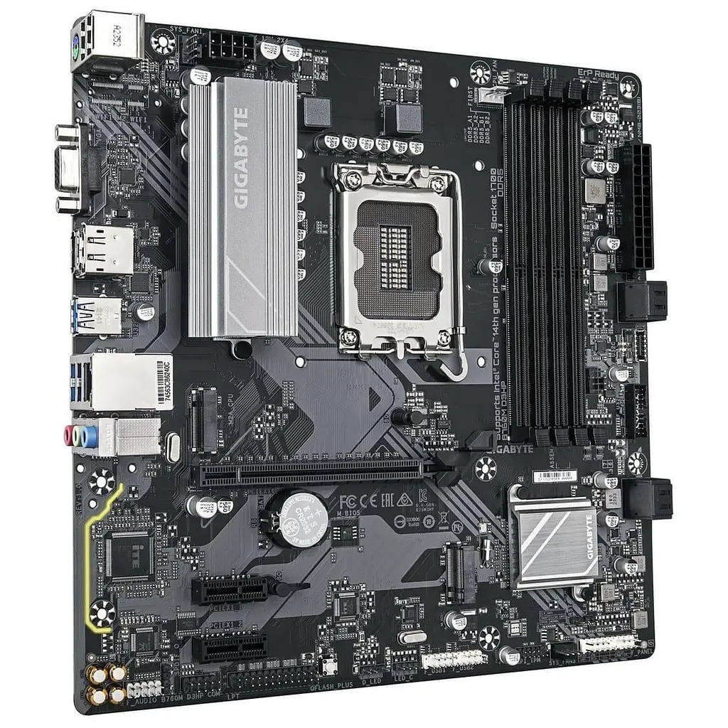 Материнська плата GIGABYTE B760M D3HP (B760M D3HP) (Socket 1700, Intel B760, Micro-ATX) - фото 2