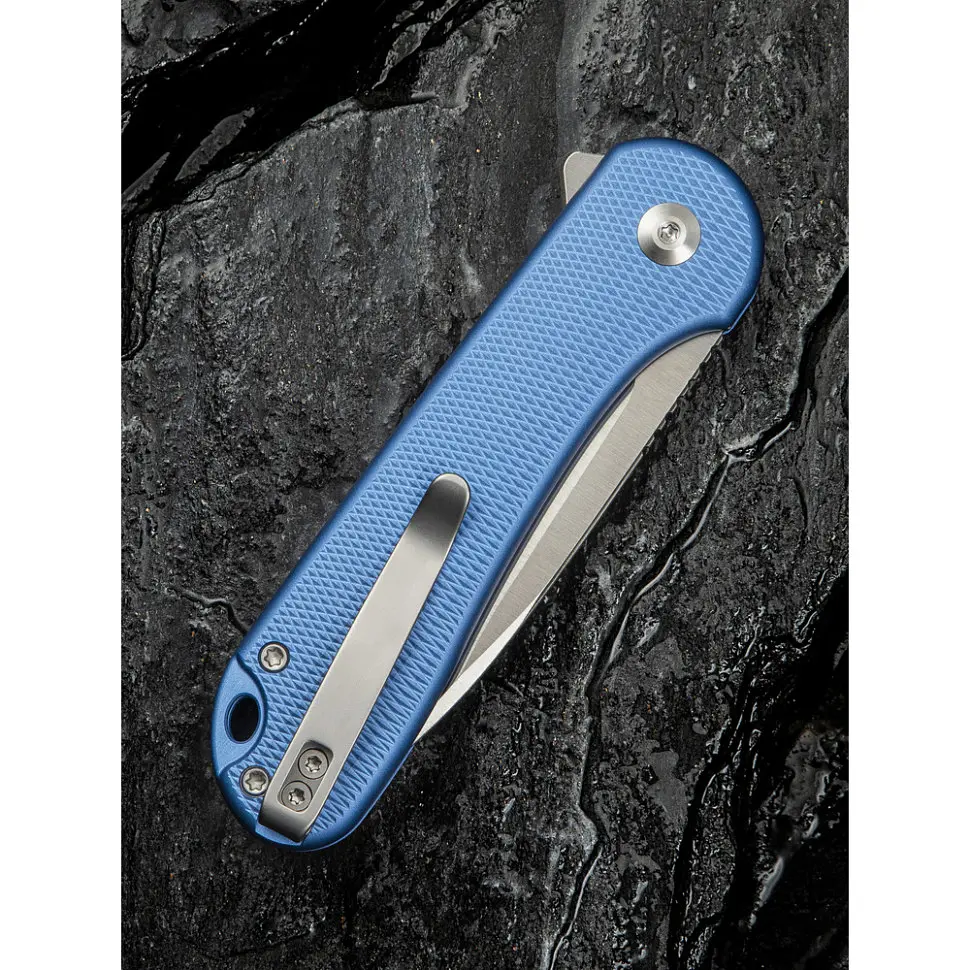 Ніж складаний кишеньковий Civivi Elementum II, (7.5 см) Nitro-V / Aluminum синій - фото 14