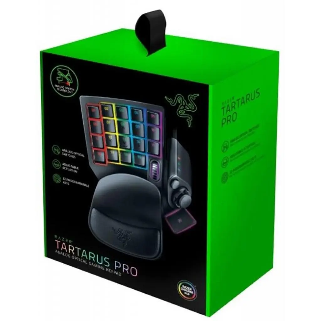 Клавиатура Razer Tartarus Pro Analog Optical Switches USB Black (RZ07-03110100-R3M1) - фото 5