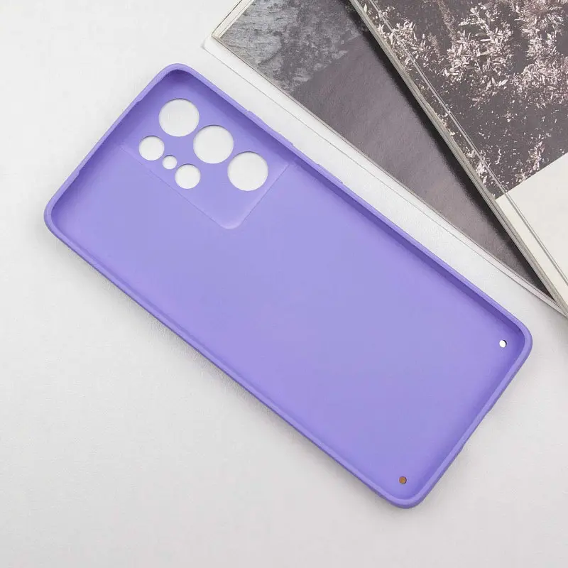 Шкіряний чохол Xshield для Samsung Galaxy S21 Ultra Бузковий / Dasheen - фото 3