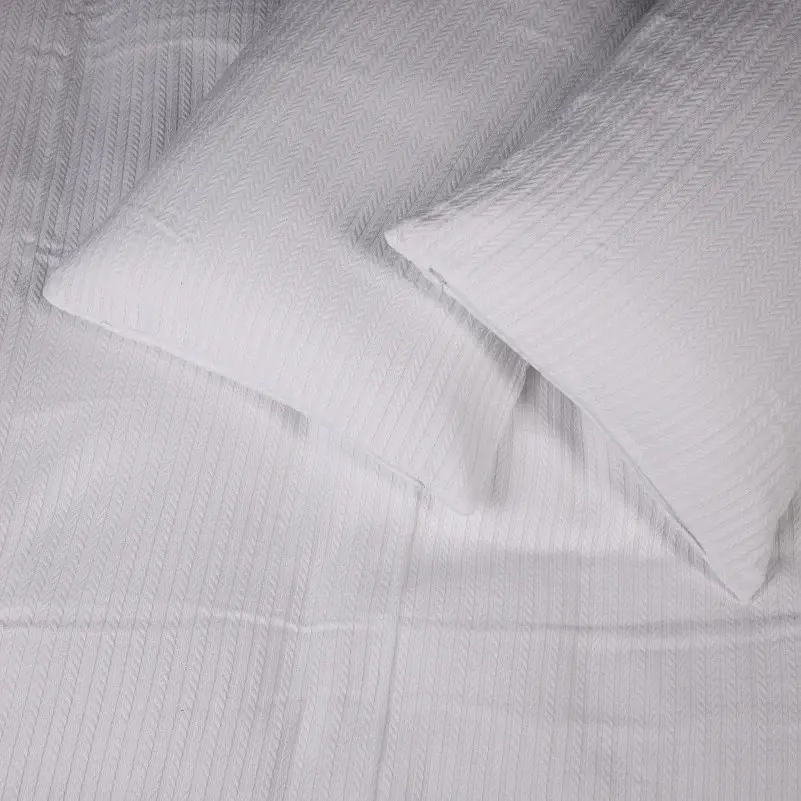 Покрывало с наволочками MirSon №10-01 Arrowline White (2200010404371) - фото 3