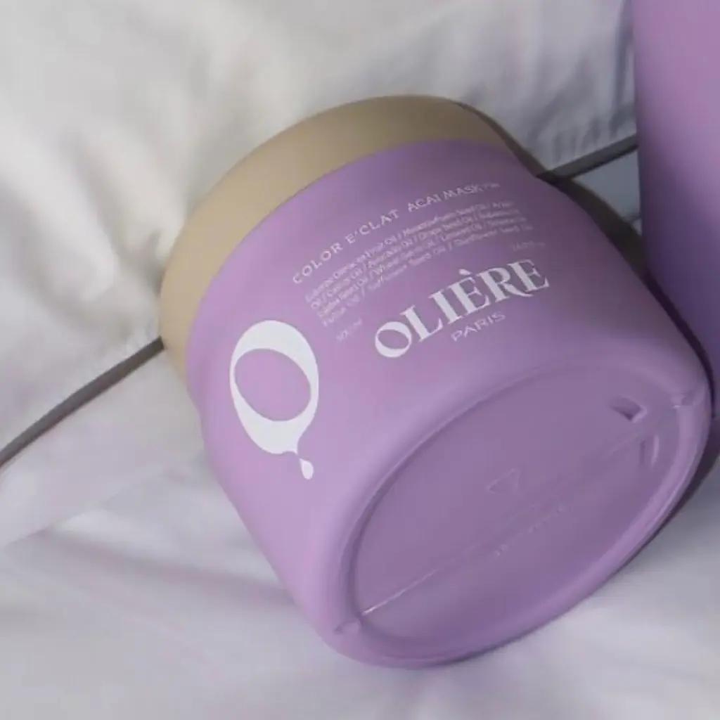 Маска для нейтралізації жовтизни OLIE'RE PARIS Color E'Clat Acai Hair Mask 500 мл - фото 2