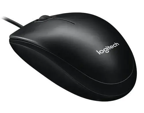Миша Logitech M100, чорний, USB, оптична, 1000 dpi, 3 кнопки, 1.8 м (910-006652)