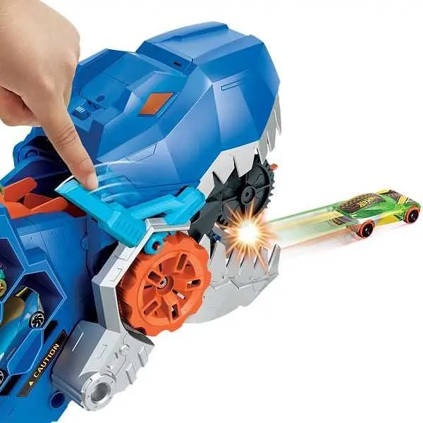 Мега-транспортер Hot Wheels Невероятный Ти-Рекс серии City (HNG50) - фото 6