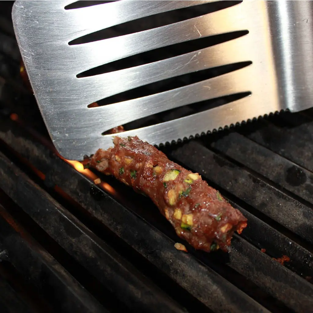 Набор приборов для гриля Santos нержавеющая сталь 3 шт. (103103) - фото 8