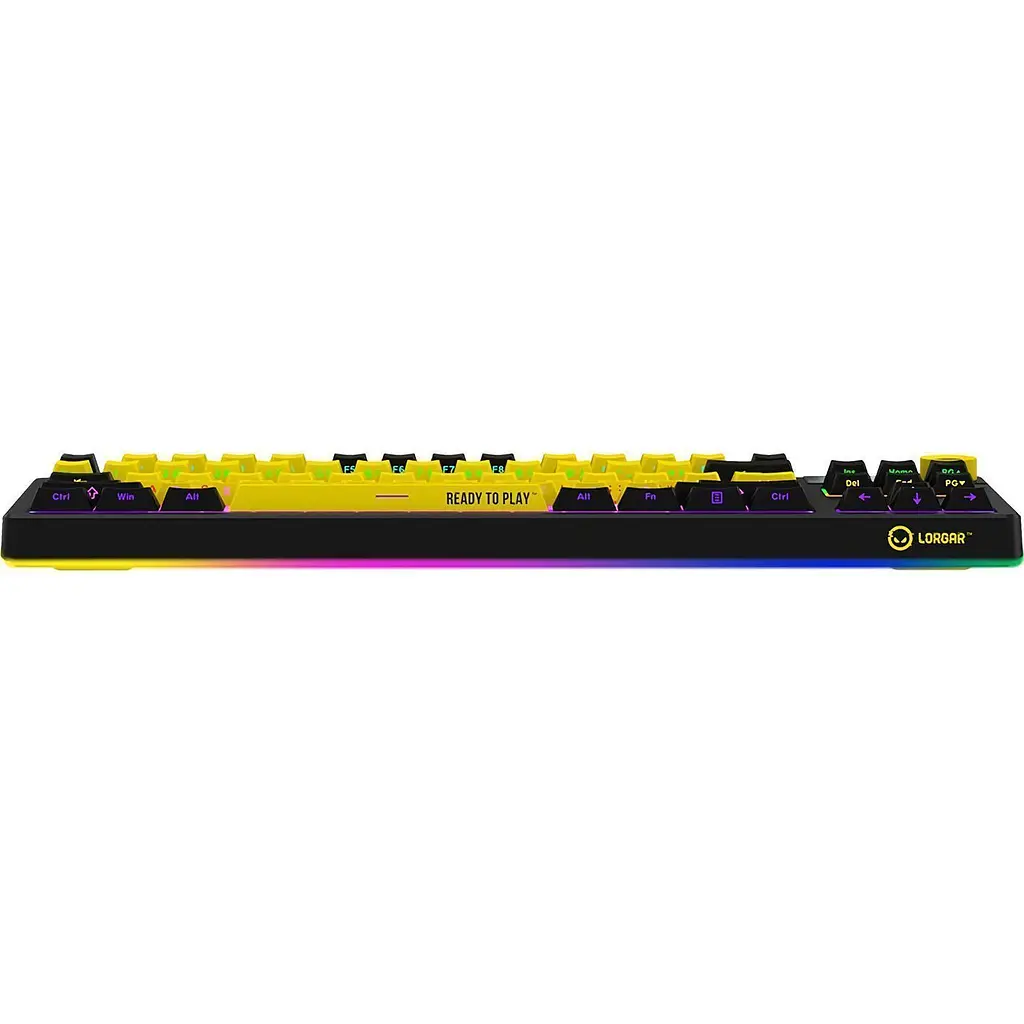 Клавіатура Lorgar KBP70TKLW Pro Black/Yellow (LRG-KBP70TKLW-YL-US) [144815] - фото 5