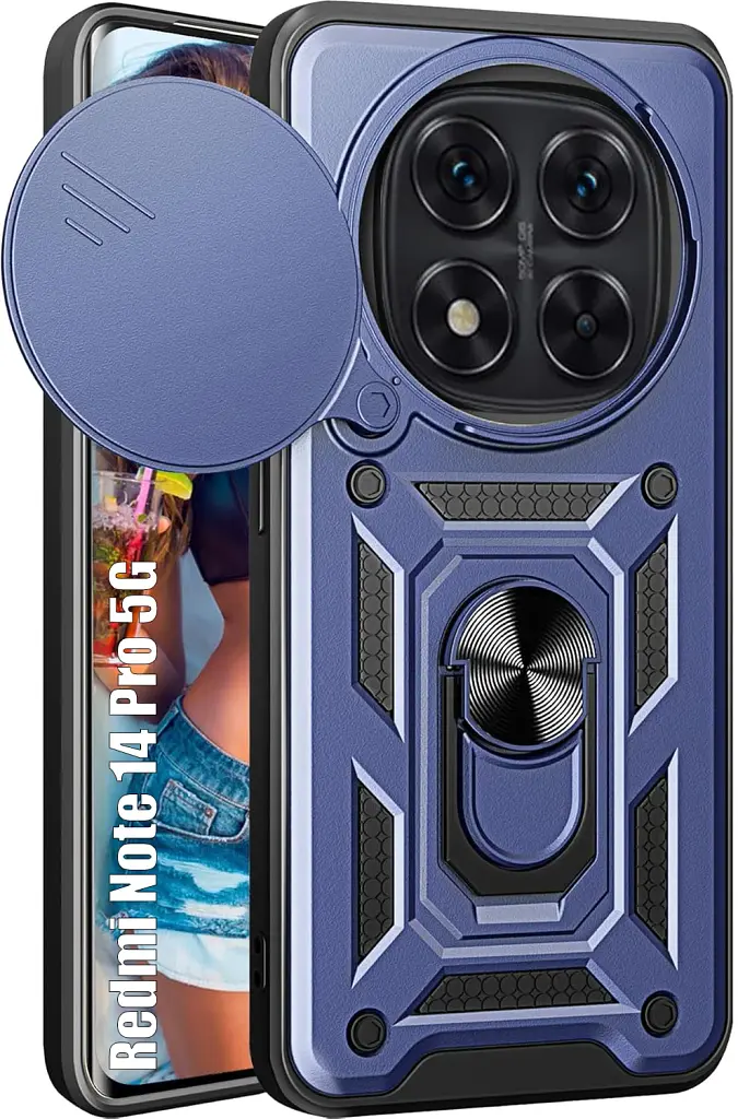 Чохол до мобільного телефона BeCover Military Xiaomi Redmi Note 14 Pro 5G Blue (713095) - фото 2